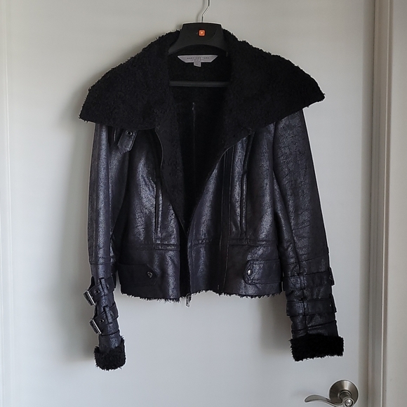 Marc New York Faux leather Moto Jacket - Picture 1 of 8